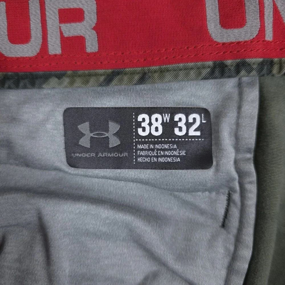 Under Armour‎ Cargo Pants Mens 38x32 (Fits 37x30) Digital Camo Tactical Military